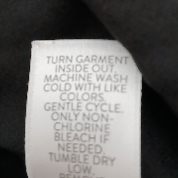 J. Jill Top M Black Velvet Rayon Silk Blend Button Front - Picture 10 of 10